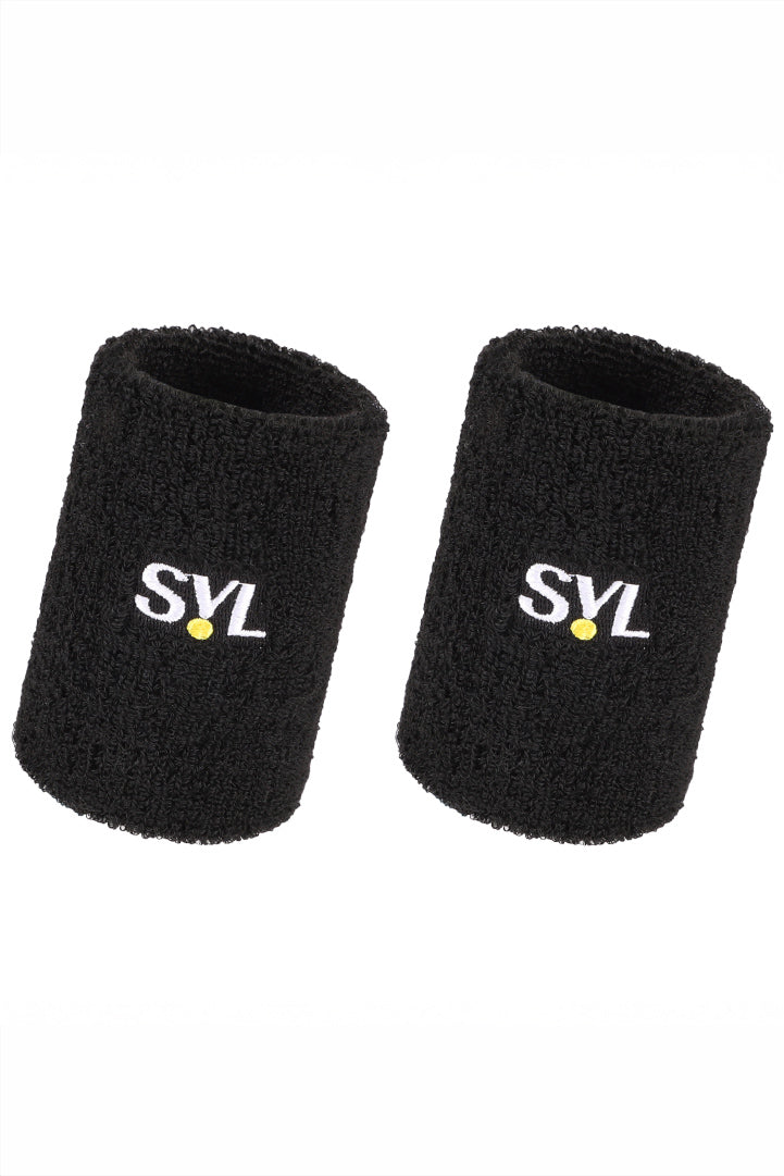 SVL Sports Wristbands in black perfect to keep sweat away in padel and other high intensity workouts