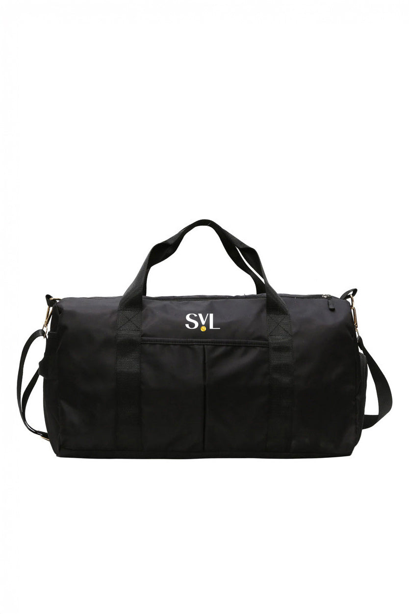 SVL Padel & Gym Bag in black, offering spacious compartments, durable straps, and a sleek design to carry all your padel essentials with ease