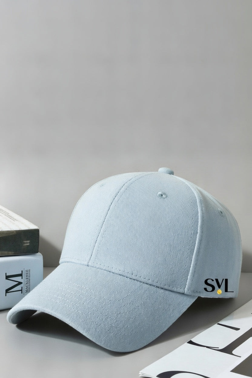 SVL Classic Cap in blue, unisex adjustable padel and tennis sports hat