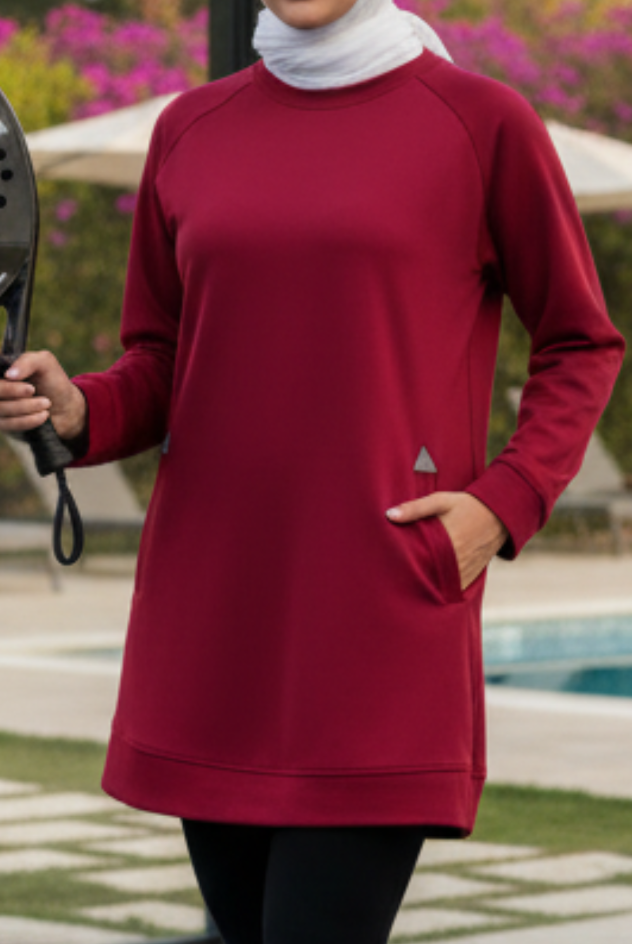 SVL women’s modest padel and tennis wear collection featuring full coverage performance outfits