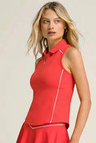 Kate Top Sleek Sleeveless Polo | SVL Padel