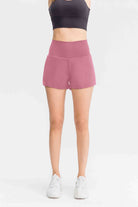 SVL Padel Cloud Comfort Shorts in peach pink, designed with a relaxed fit, elastic waistband, and lightweight fabric to ensure maximum comfort and mobility on the court
