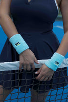 SVL Sports Wristbands in mint green perfect to keep sweat away in padel and other high intensity workouts