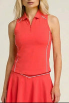 Kate Top Sleek Sleeveless Polo | SVL Padel