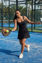 Sweet Swirl Dress Flared Skirt & Built-In Shorts | SVL Padel