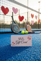 Premium SVL Padel digital gift card for women, the perfect gift for high-performance padel apparel and accessories.