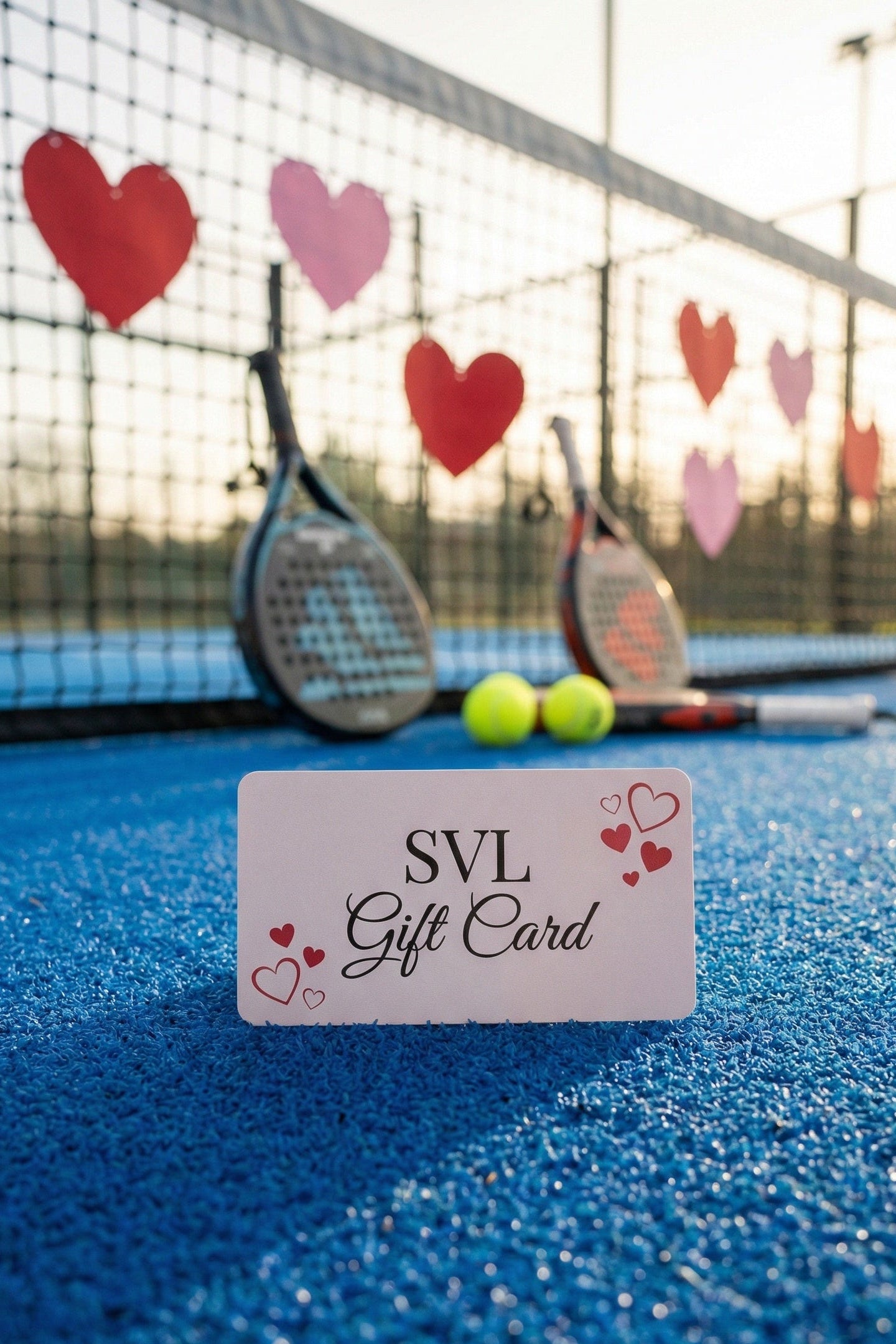 Premium SVL Padel digital gift card for women, the perfect gift for high-performance padel apparel and accessories.
