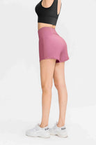 Back view of SVL pink shorts Cloud Comfort designed for padel and tennis performance