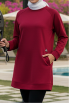 SVL women’s modest padel and tennis wear collection featuring full coverage performance outfits